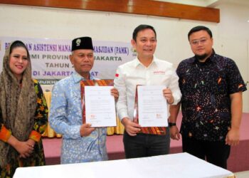 JIP dan DMI Sinergi Bangun Menara Telekomunikasi di Atas Masjid