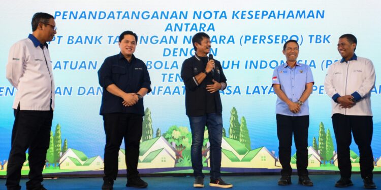 BTN – PSSI Permudah Pesepakbola Tanah Air Miliki Hunian