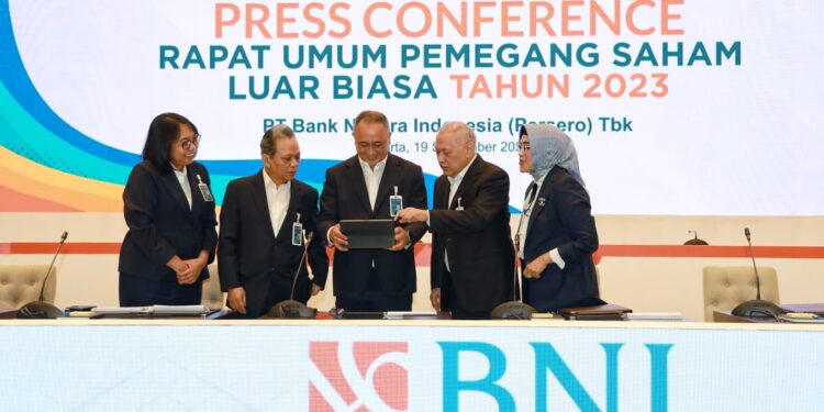 RUPS-LB BNI Setujui Stock Split Rasio 1:2