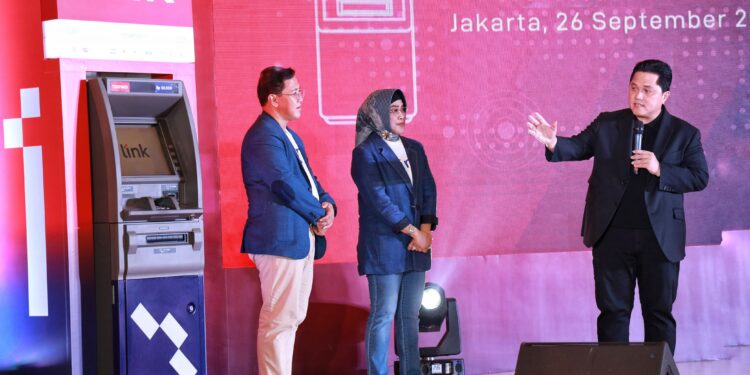 Tampilan Baru ATM Link, Erick Minta BNI Integrasi Diaspora