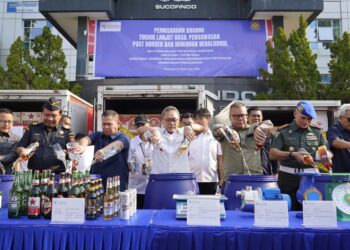 Kemendag Musnahkan Minol Tanpa Izin Senilai Rp7 Miliar