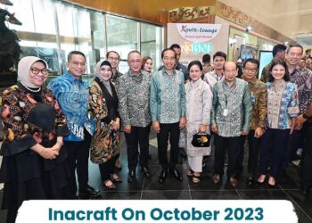 Dua UMKM Binaan BNI Xpora Di Inacraft 2023 Dikunjungi Presiden