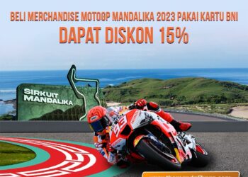 Beli Merchandise MotoGP 2023 Pakai Kartu BNI Dapat Diskon