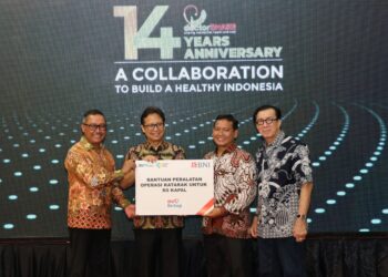 BNI-Kemenkes Berikan Bantuan Peralatan Untuk RS Apung doctor SHARE