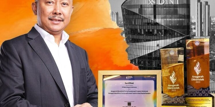 Inovatif Dalam Layanan Kampus, BNI Raih Dua Penghargaan Kemendikbudristek