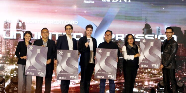 BNI dan XL Axiata Luncurkan Produk Co-Branding Kartu Kredit