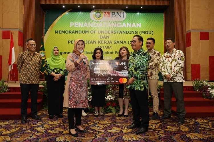BNI kembali memperkuat kerja sama strategis dengan Ikatan Pejabat Pembuat Akta Tanah (IPPAT). (Foto: Urbancity.co.id/Pool/Dok. BNI)