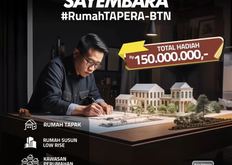 Pendaftaran Sayembara Rumah TAPERA BTN tinggal 10 hari lagi. (Foto: Urbancity.co.id/Pool/Tweeter: @bankbtn)