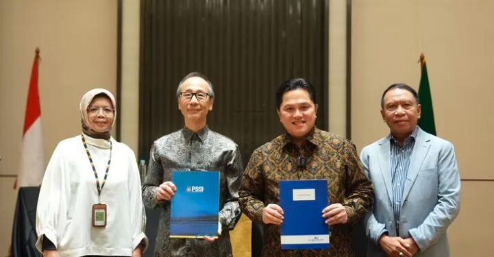 MoU PSSI dan RS Abdi Waluyo. Erick Thohir, Sports Science Penting Dalam Transformasi Sepakbola