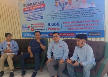 Suara Pagi Gelar Bimtek Edukasi Pemilu, Milenial Pemilih Cerdas