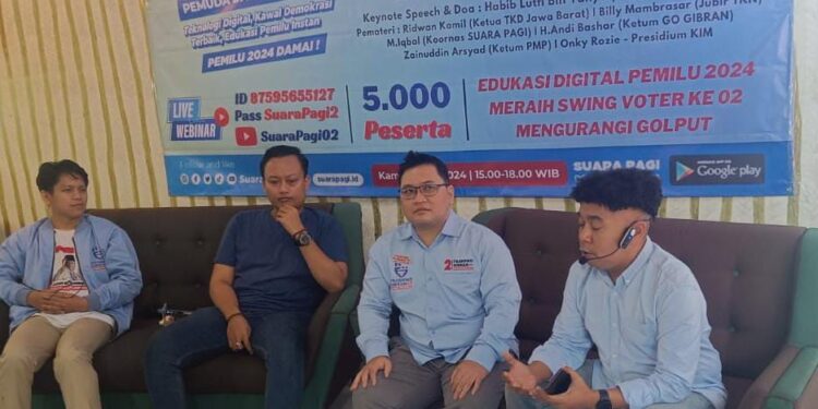 Suara Pagi Gelar Bimtek Edukasi Pemilu, Milenial Pemilih Cerdas