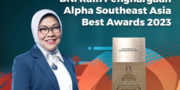 Ciptakan Solusi Transaksi Digital, BNI Diganjar Best Banking API Solution