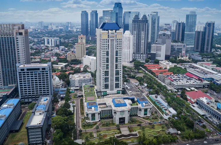 Gedung Bank Mandiri - Kredit Infrastruktur Bank Mandiri Rp 301,77 T Demi Pemerataan Pembangunan. (Foto: Urbancity.co.id/Pool/Dok. Bank Mandiri)
