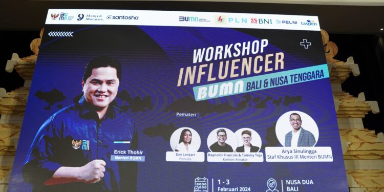 Erick: Influencer BUMN di Bali Berpotensi Kuat Jadi Jubir Informal