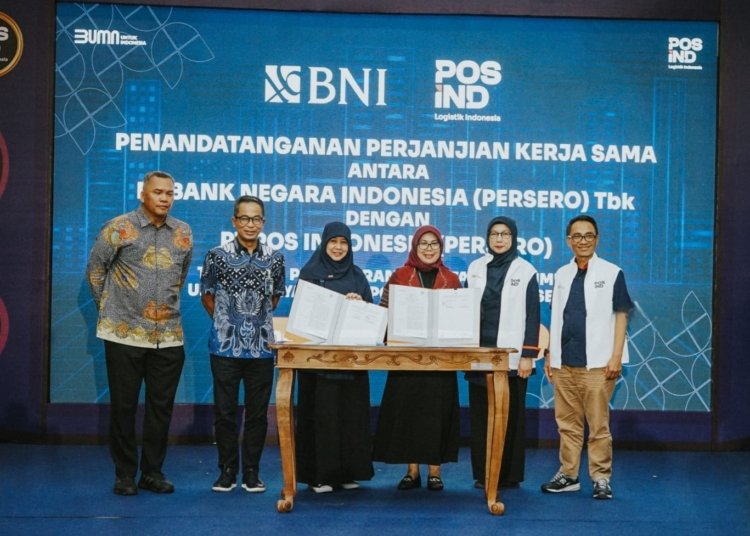 BNI dan Posind Jalin Kerja Sama Penyaluran Fasilitas Kredit Konsumer Non-Payroll. (Foto: Urbacity.co.id/Pool/Dok.BNI)