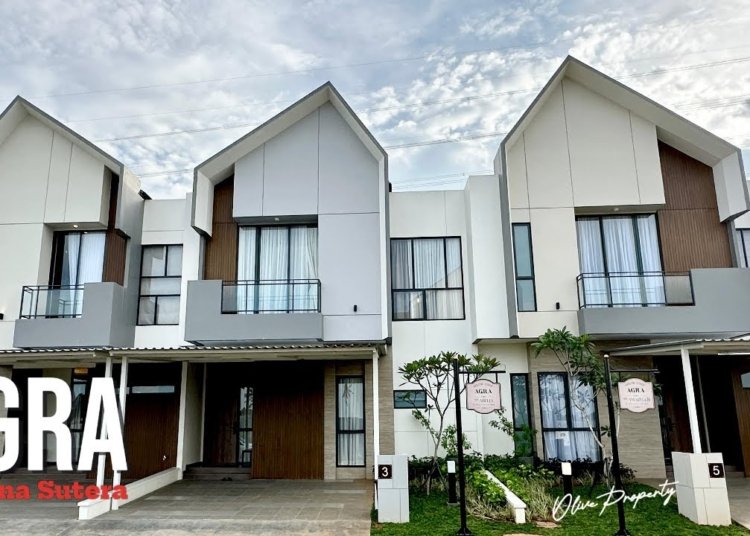 Rumah contoh di klaster Agra, kawasan Cemara, Suvarna Sutera (Dok. Suvarna Sutera)