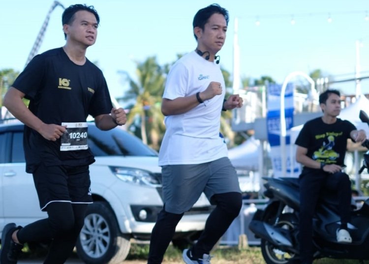 ICONNET Jateng turut memeriahkan ajang anniversary Klaten Runners pada hari Minggu tanggal 18 Februari 2024. (Foto:urbancity.co.id/Pool/Dok.PLN Icon Plus Jateng)