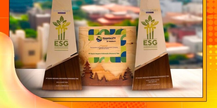 BNI Raih Tiga Penghargaan ESG