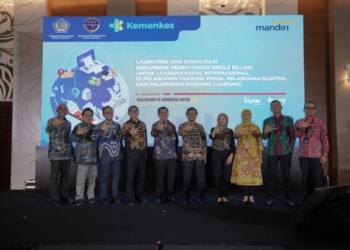 Kolaborasi Bank Mandiri – Tiga Kementerian Bikin Transaksi di Pelabuhan Makin Mudah