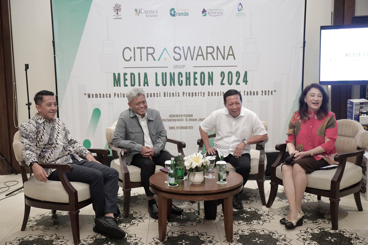 Media Luncheon Citra Swarna Group 2024 di Hutan Kota Plataran, Senayan, Jakarta pada 29 Februari 2024. (Foto: urbancity.co.id/kakbowie)