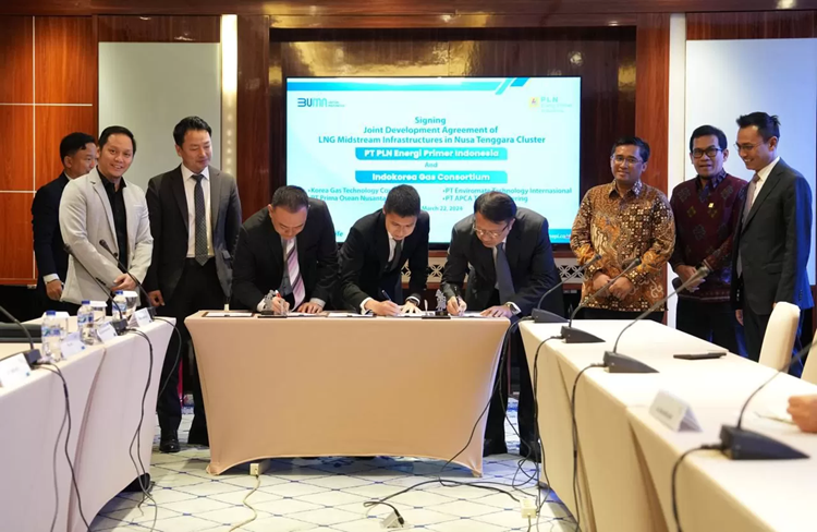 PLN EPI Gandeng Konsorsium Indokorea Gas Kembangkan Infrastruktur Midstream LNG di Nusa Tenggara. (Foto: Urbancity.co.id/Pool/Dok. PLN EPI)
