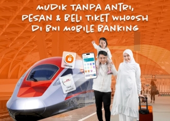 Mudik Lebaran Tanpa Antri, Pesan dan Beli Tiket Whoosh di BNI Mobile Banking