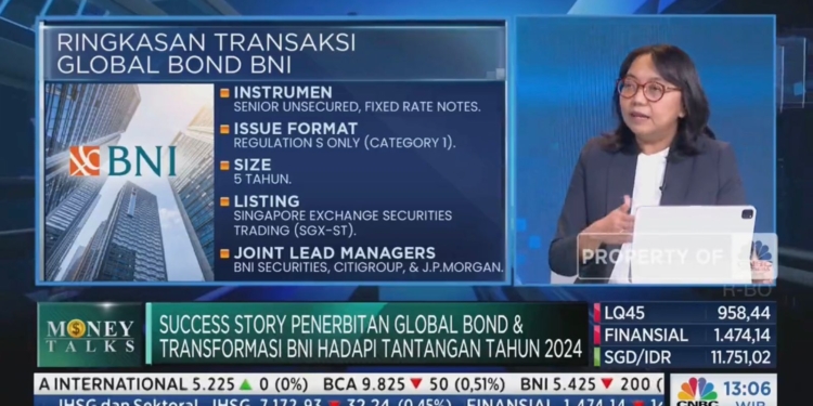 Global Bond BNI Oversubscribe 6,4 Kali, Bukti Kepercayaan Investor Tinggi