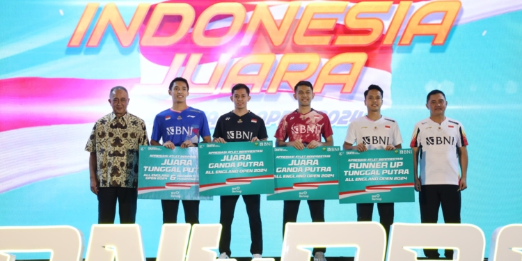 BNI Apresiasi dan Dukung Tim Thomas & Uber Cup