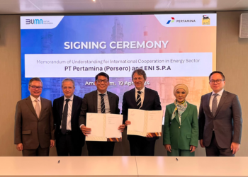 Gandeng ENI, Pertamina Tingkatkan Produksi Migas