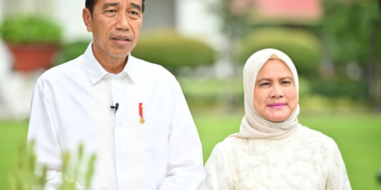 Presiden dan Ibu Iriana Jokowi Ucapkan Selamat Idul Fitri 1445 H