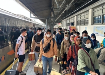 PT KAI Catat 46.731 Pemudik Tiba di Jakarta Hari ini