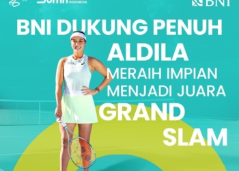 BNI Dukung Penuh Aldila Meraih Impian Menjadi Juara Grand Slam