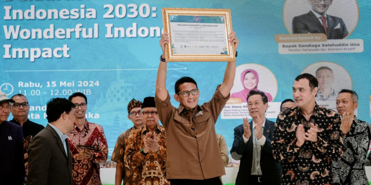 Wonderful Indonesia 2030, Sandiaga Ajak Asosiasi Wujudkan Parekraf Hijau