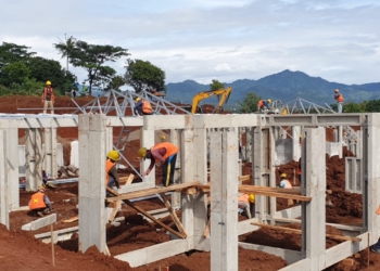 Pemerintah Bangun 301 Rumah Risha-Ruspin untuk Korban Erupsi Gunung Ruang