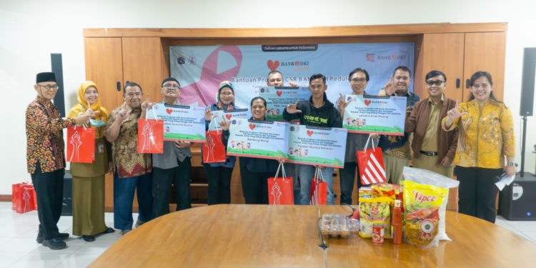 Bank DKI Peduli Berikan Bantuan Anak dengan HIV