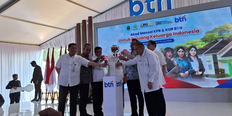 Genjot Saluran Kredit, BTN Gelar Akad KPR Secara Massal