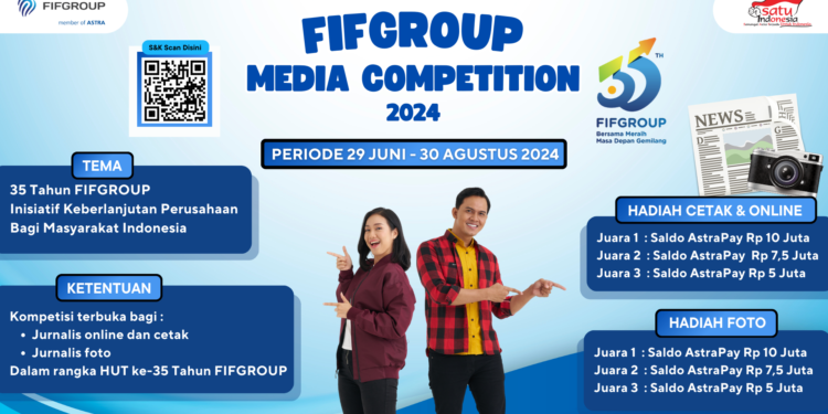 Ajak Jurnalis Seluruh Indonesia, FIFGROUP Kembali Gelar National Media Competition 2024