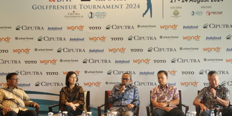 BNI Ciputra Golfpreneur Tournament 2024, Dorong Atlet Golf Indonesia ke Level Dunia