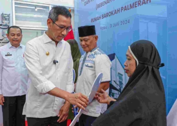 Pemprov DKI Resmikan Hunian Kawasan Permukiman Vertikal di Palmerah  