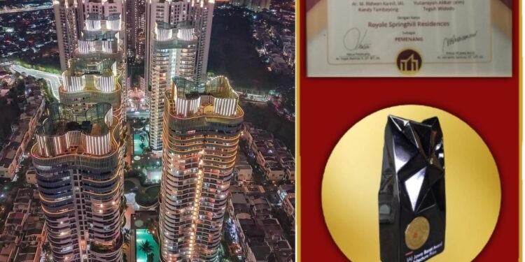 Usung Konsep Hijau, The Royale Springhill Residences Raih Anugerah IAI Jabar Awards 2024