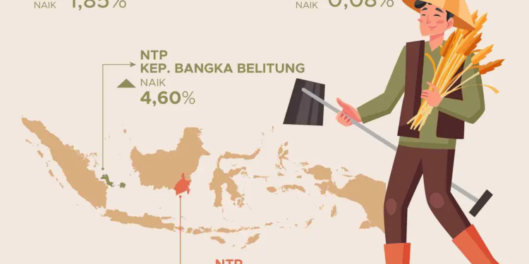 Harga Gabah Naik, Nilai Tukar Petani Meningkat