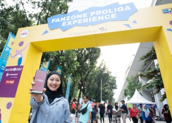 Bank DKI Ajak Warga Gunakan Transaksi Non Tunai di Grand Final Proliga Bolavoli 2024