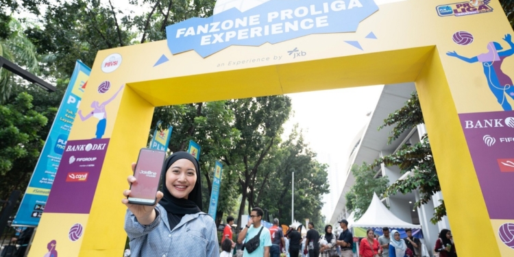 Bank DKI Ajak Warga Gunakan Transaksi Non Tunai di Grand Final Proliga Bolavoli 2024