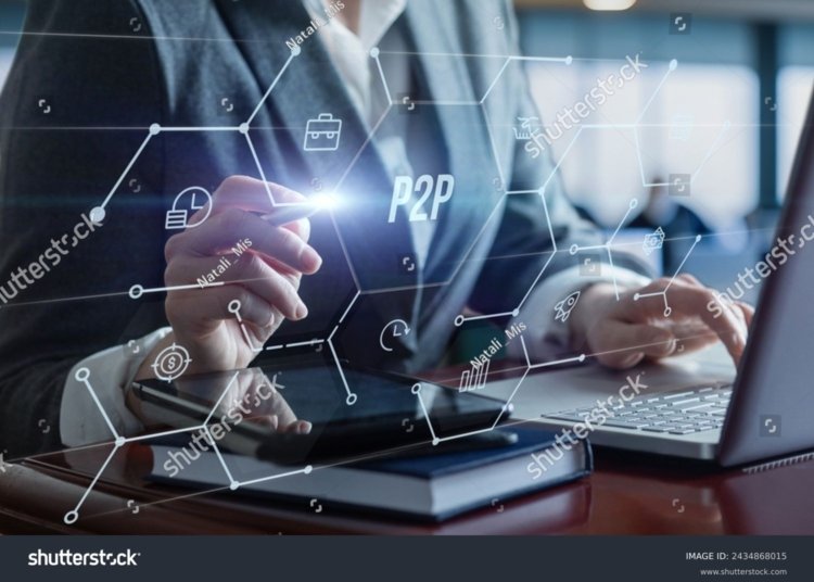 Ilustrasi P2p lending atau pinjaman online. (Shutterstock)