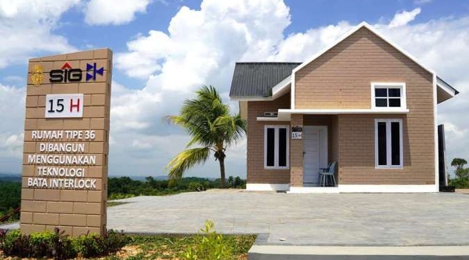 Semen Indonesia Pamerkan Rumah MBR dari Bata Interlock Ramah Lingkungan di IKN