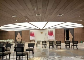 Produk Asal Tiongkok Ini Dipilih Sebagai Plafon Ruang Istana Kepresidenan di IKN