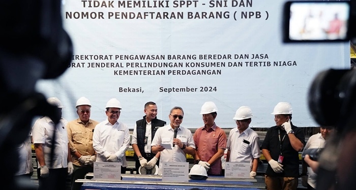Lindungi Konsumen, Kemendag Sita Produk Baja Tidak Sesuai SNI Senilai Rp11 Miliar