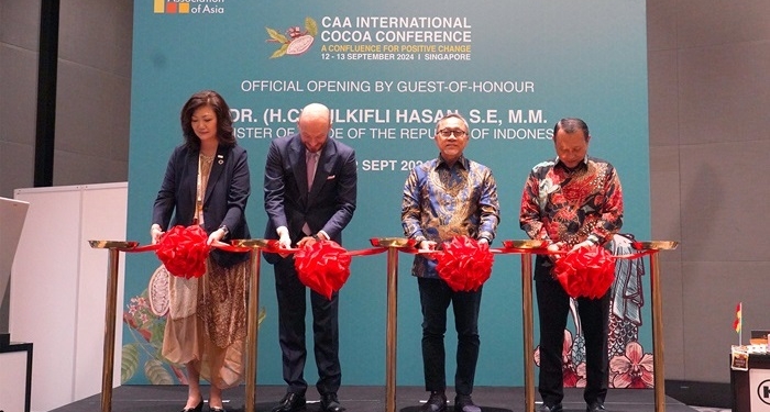 Mendag Buka Pameran Cocoa Village di Singapura