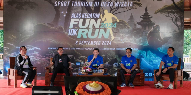 Alas Kedaton Fun Run 2024, Menparekraf: Pikat Wisatawan dengan Sports Tourism