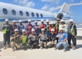 Pesawat Jet Perdana Mendarat di Bandara IKN, Ditumpangi Menhub dan Wamen ATR/BPN